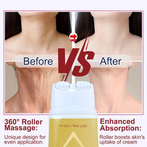 Neck Firming Roller Cream Lifts Dilutes